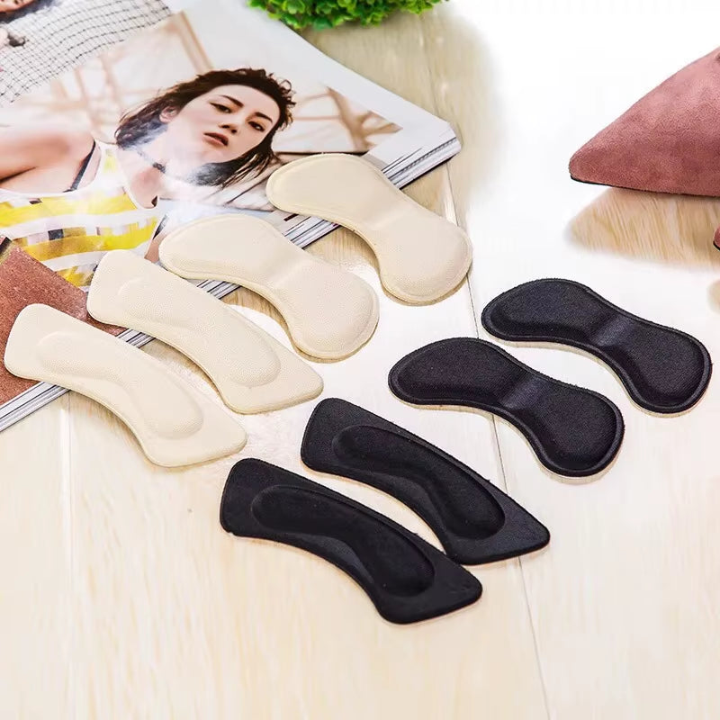 6Pairs Heel Insoles Patch Pain Relief Anti-Wear Cushion Pads Feet Care Heel Protector Adhesive Back Sticker Shoes Insert Insole