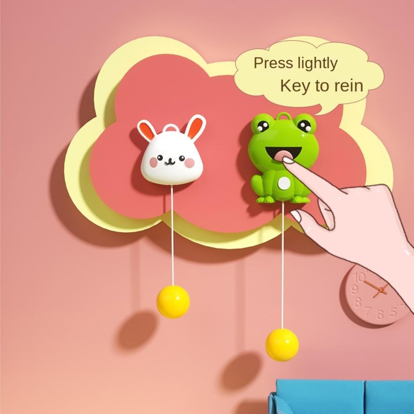 Table Tennis Trainer Set, Parent-Child Interaction,Hanging Ping Pong with 5 Balls, Racket and Base, Adjustable Hanging Table Tennis Trainer.