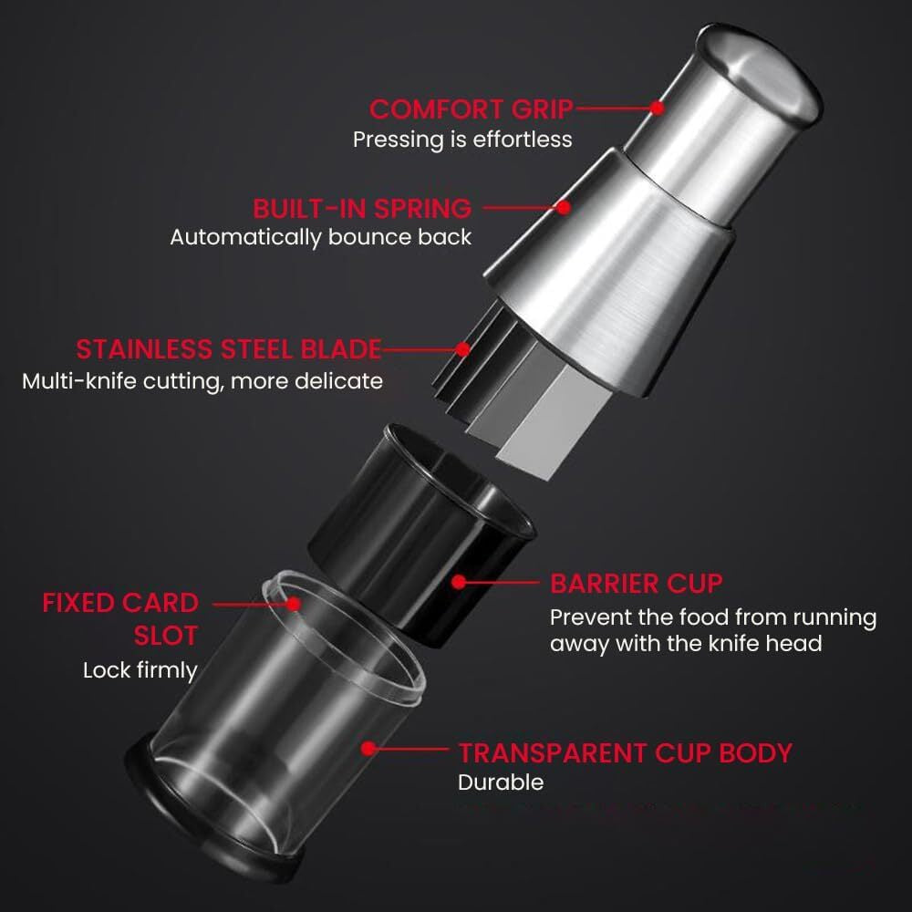 Pressed Garlic Onion Chopper 304 Stainless Steel Hand Food Chopper Kitchen Tools