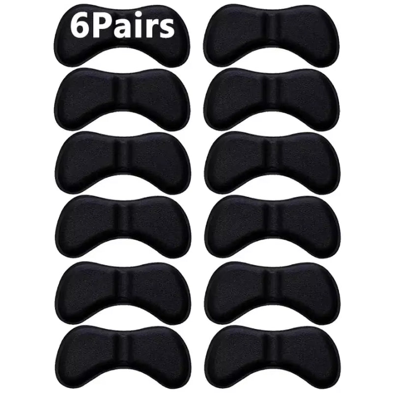 6Pairs Heel Insoles Patch Pain Relief Anti-Wear Cushion Pads Feet Care Heel Protector Adhesive Back Sticker Shoes Insert Insole